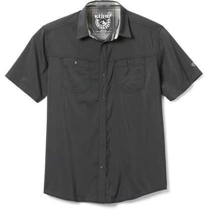 Kuhl Mens Stretch Stealth UPF 30 Tops in Black Color
