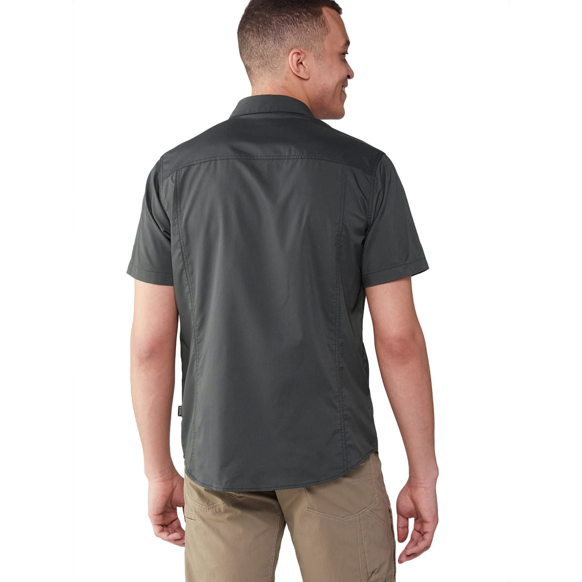 Kuhl Mens Stretch Stealth UPF 30 Tops in Black Color