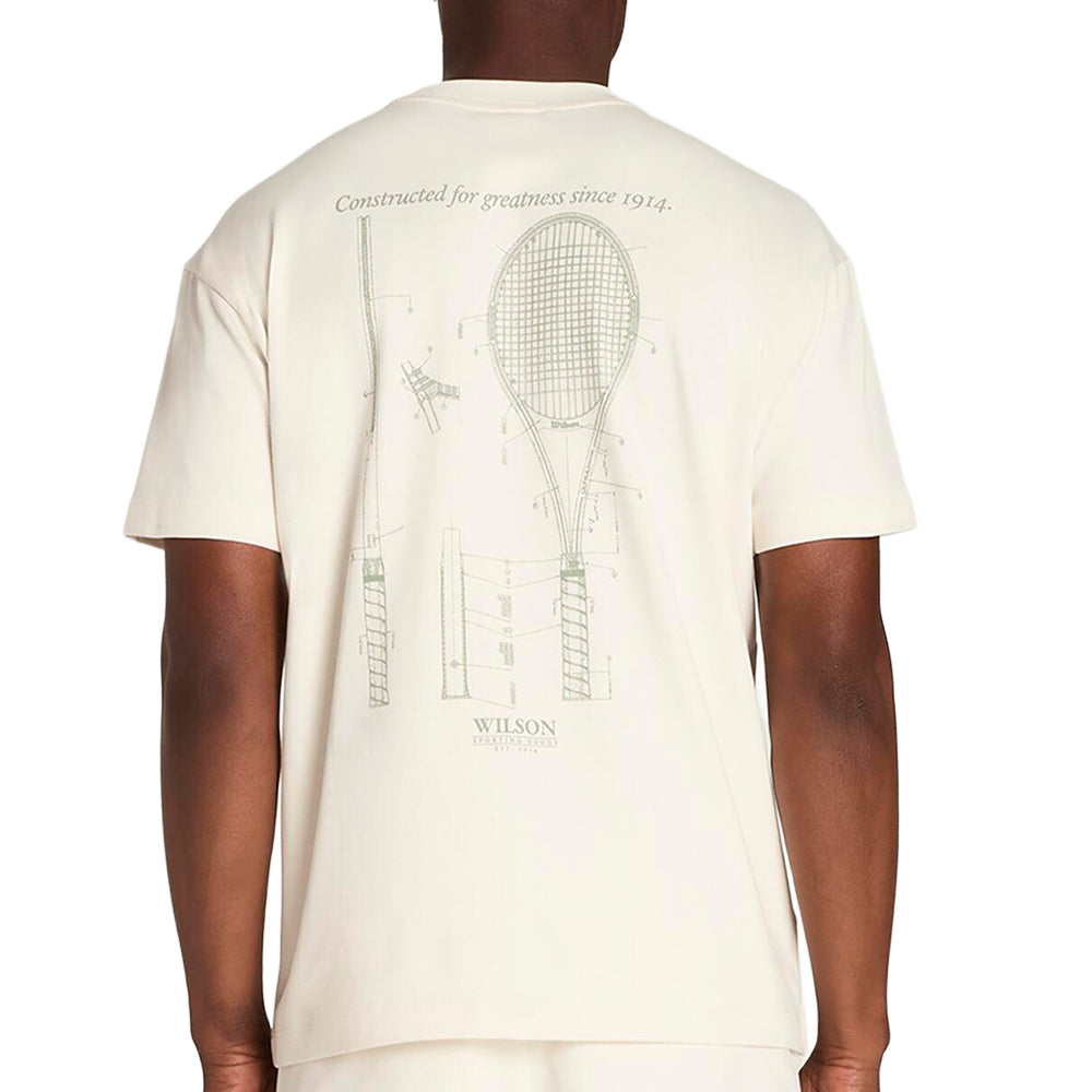 M CLASSIC GRAPHIC TEE | SANDRIFT/R