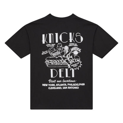 Mitchell And Ness new york knicks Deli short sleeve Fan Apparel in Black Color