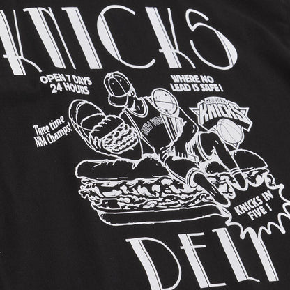 Mitchell And Ness new york knicks Deli short sleeve Fan Apparel in Black Color