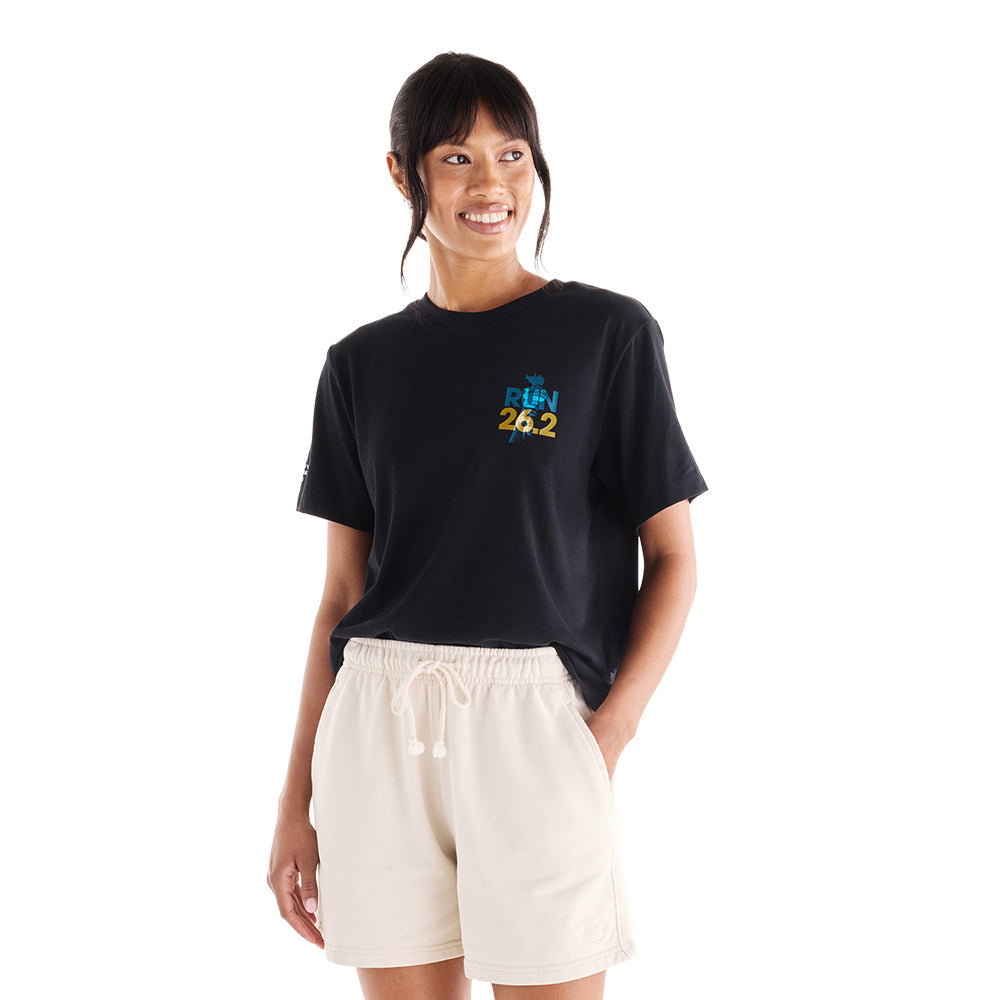 W NYCM GRAPHIC T SHIRT | BK-BLACK