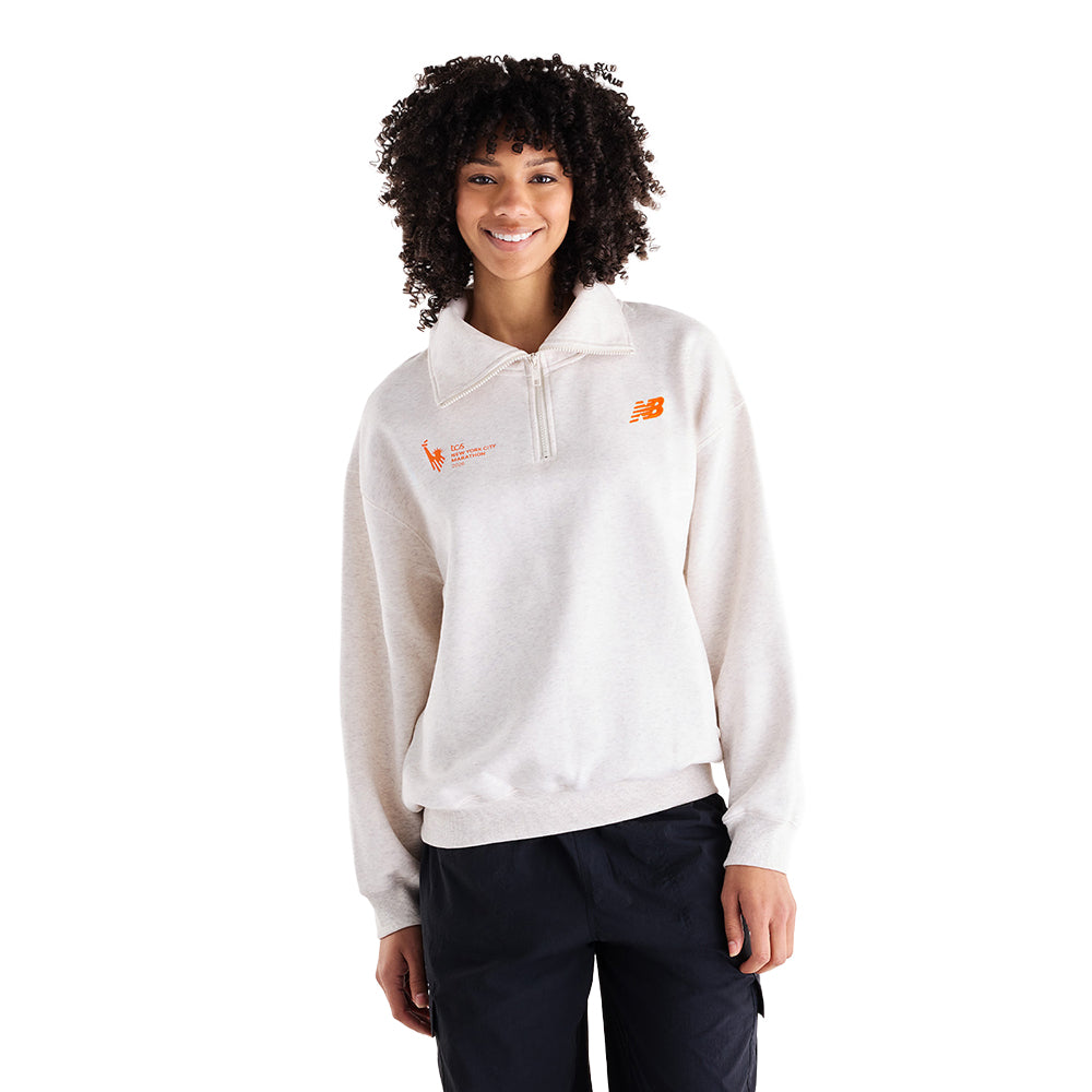 W NYCM TRACKSIDE FLEECE | LIN-LINEN