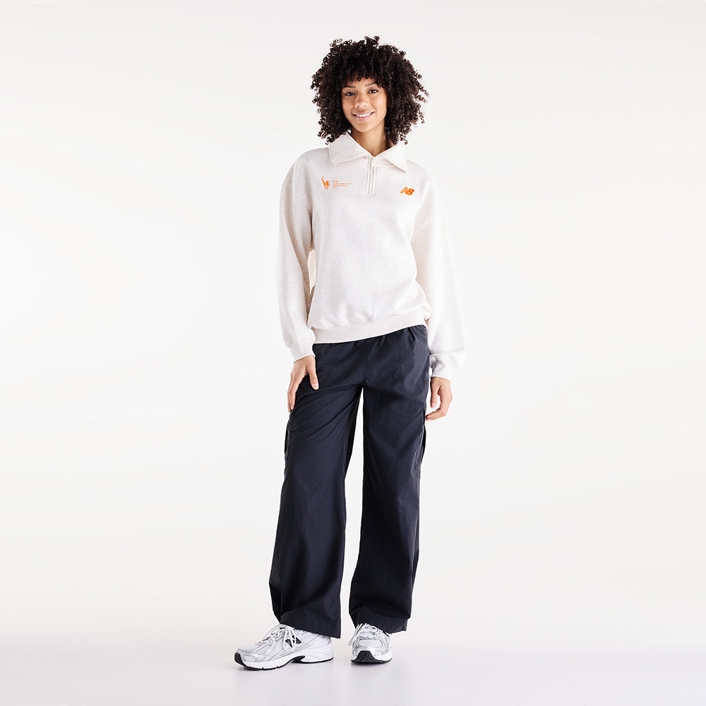 W NYCM TRACKSIDE FLEECE | LIN-LINEN