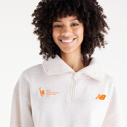 W NYCM TRACKSIDE FLEECE | LIN-LINEN