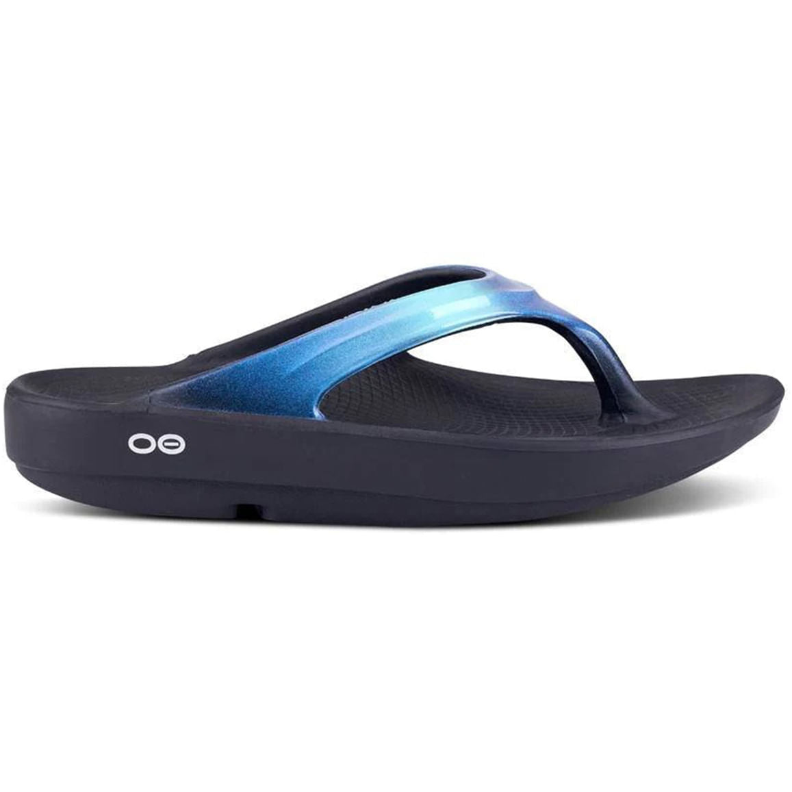 Oofos Unisex Oofos Oolala Luxe Sandal Footwear Accessories in Black Color
