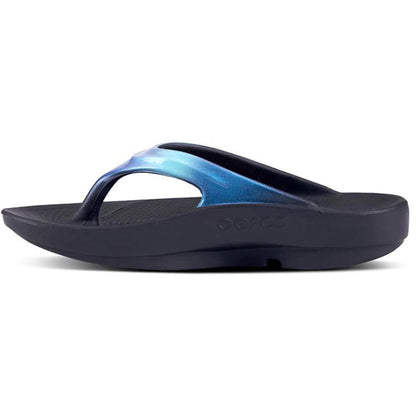 Oofos Unisex Oofos Oolala Luxe Sandal Footwear Accessories in Black Color