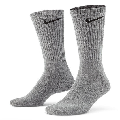 3PK COTTON CUSHION CREW | 064-CARBON