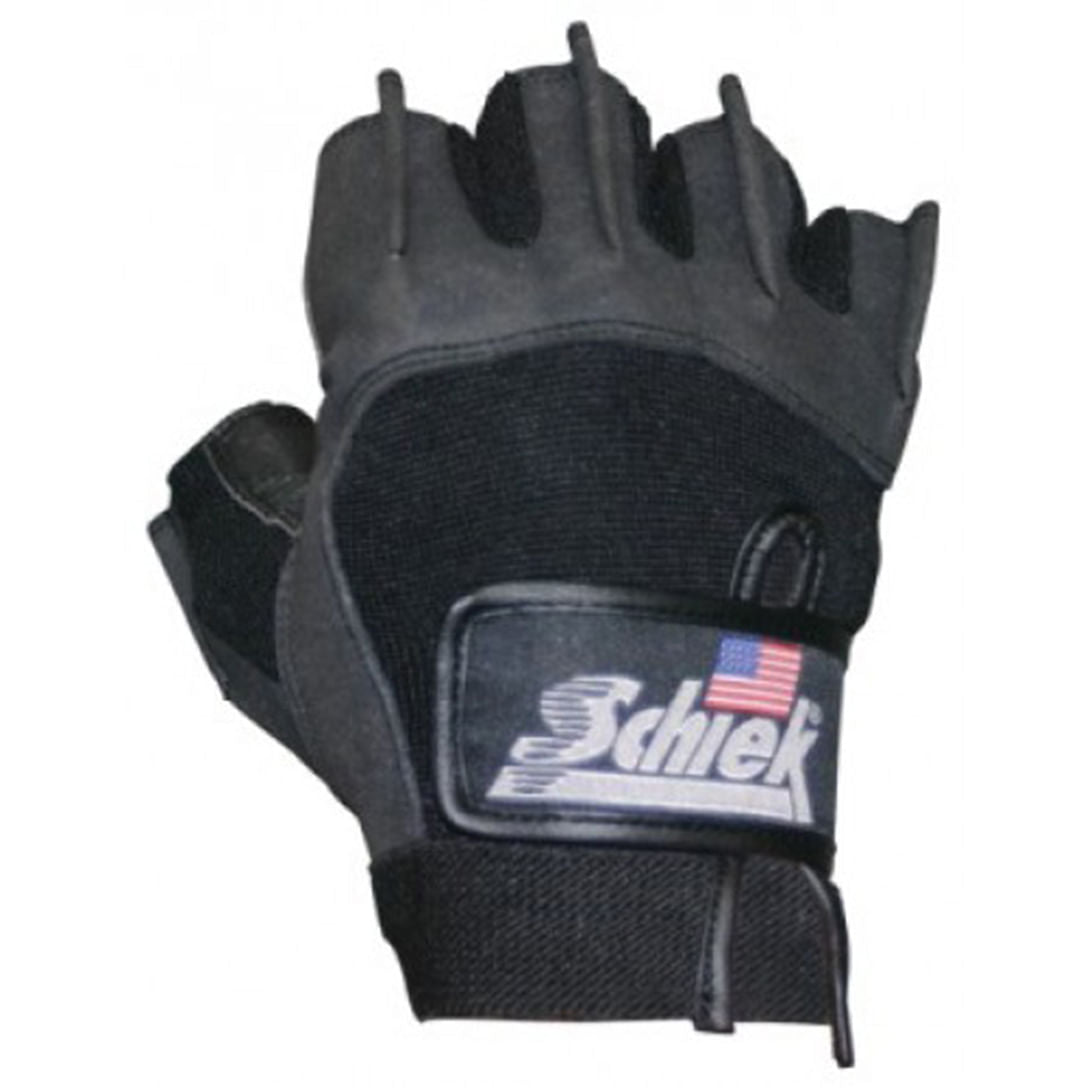 Schiek Sports M/Premium Gel Lefting Gl Strength Training Gloves in Black Color