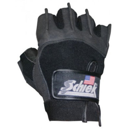 Schiek Sports M/Premium Gel Lefting Gl Strength Training Gloves in Black Color