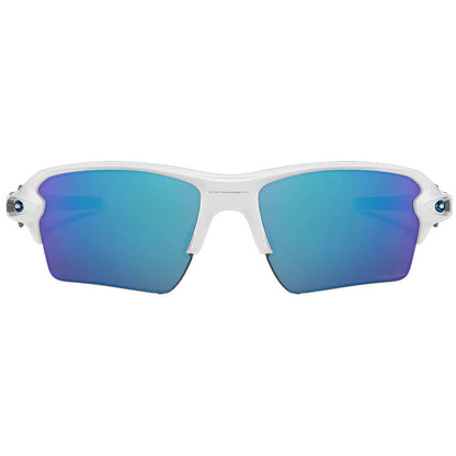 Oakley Mens Flak 2.0 Xl Polishd White Accessories in Blue Color