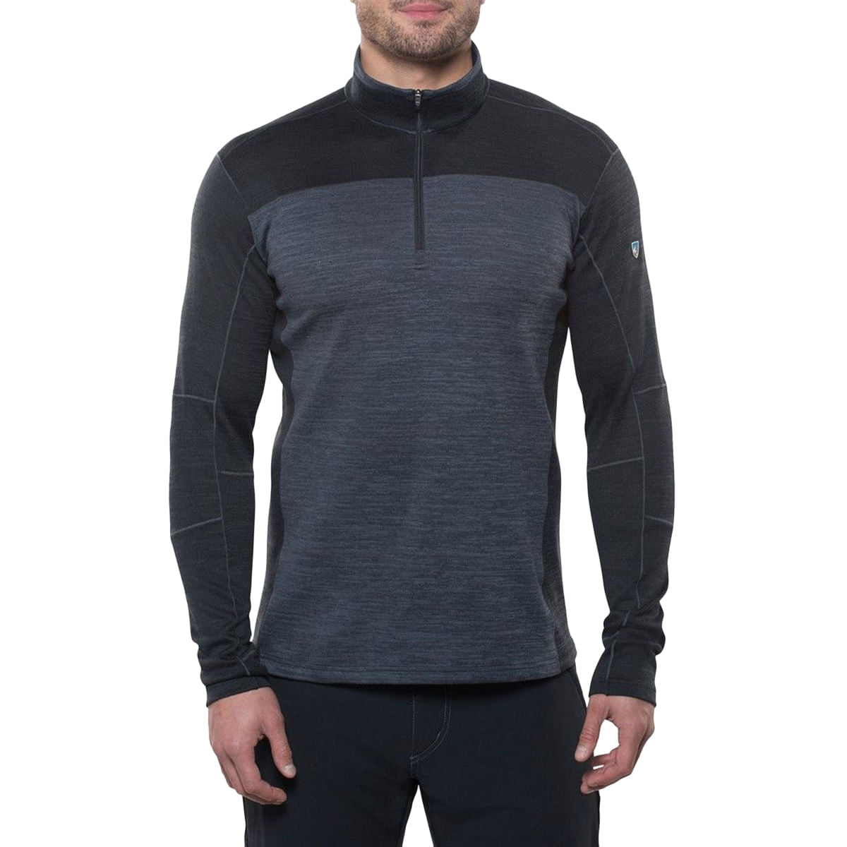 RYZER 1/4 ZIP | BLACK/KOAL