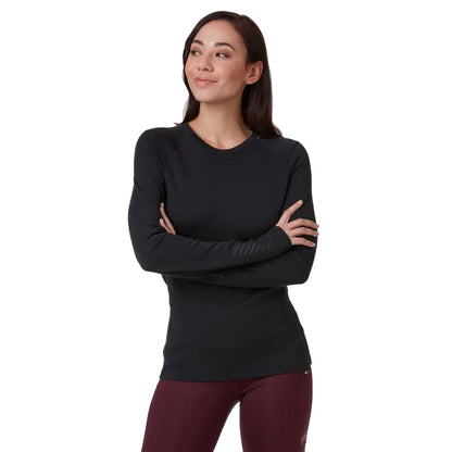 W LIFA MERINO MEDIUM CRE | BLACK