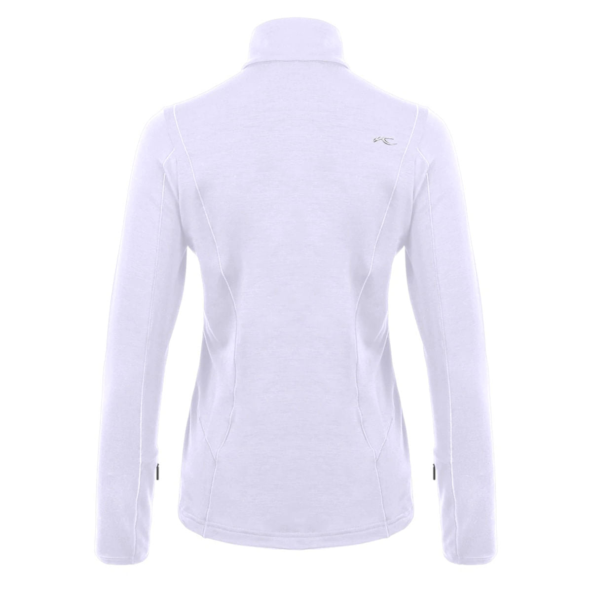 TRACE MIDLAYER 1/2 ZIP | WHITE
