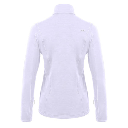 TRACE MIDLAYER 1/2 ZIP | WHITE