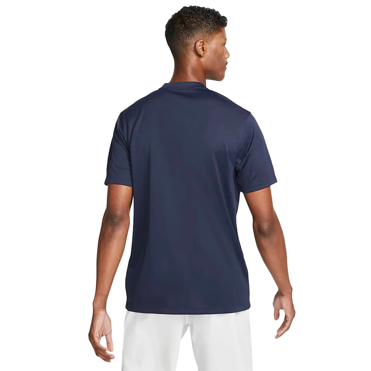 Nike Mens Blade Polo Tops in Blue Color