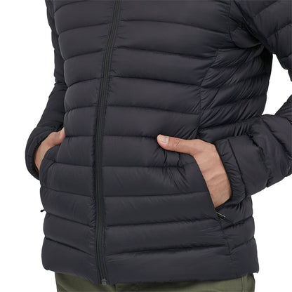 Patagonia Mens Down Sweater Hoody Midlayer in Black Color