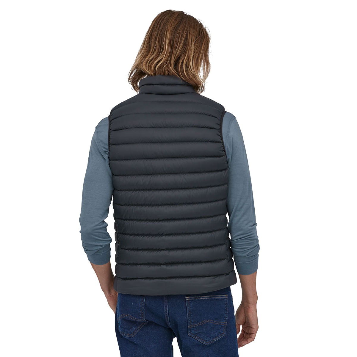 M'S DOWN SWEATER VEST | BLK-BLACK