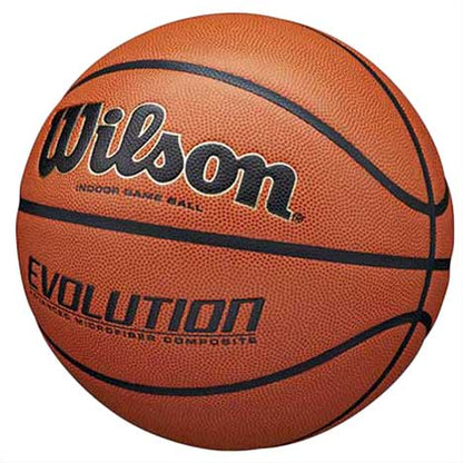 Wilson Unisex Evolution Game Ball Basketballs in Brown Color