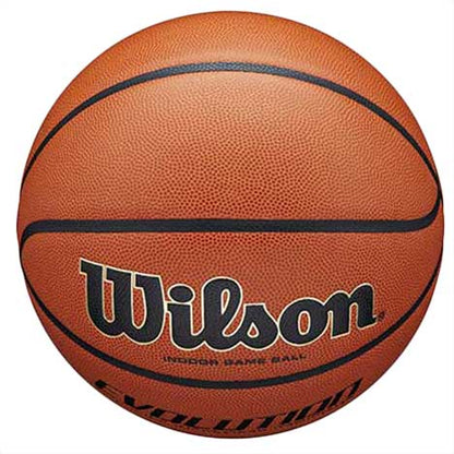Wilson Unisex Evolution Game Ball Basketballs in Brown Color