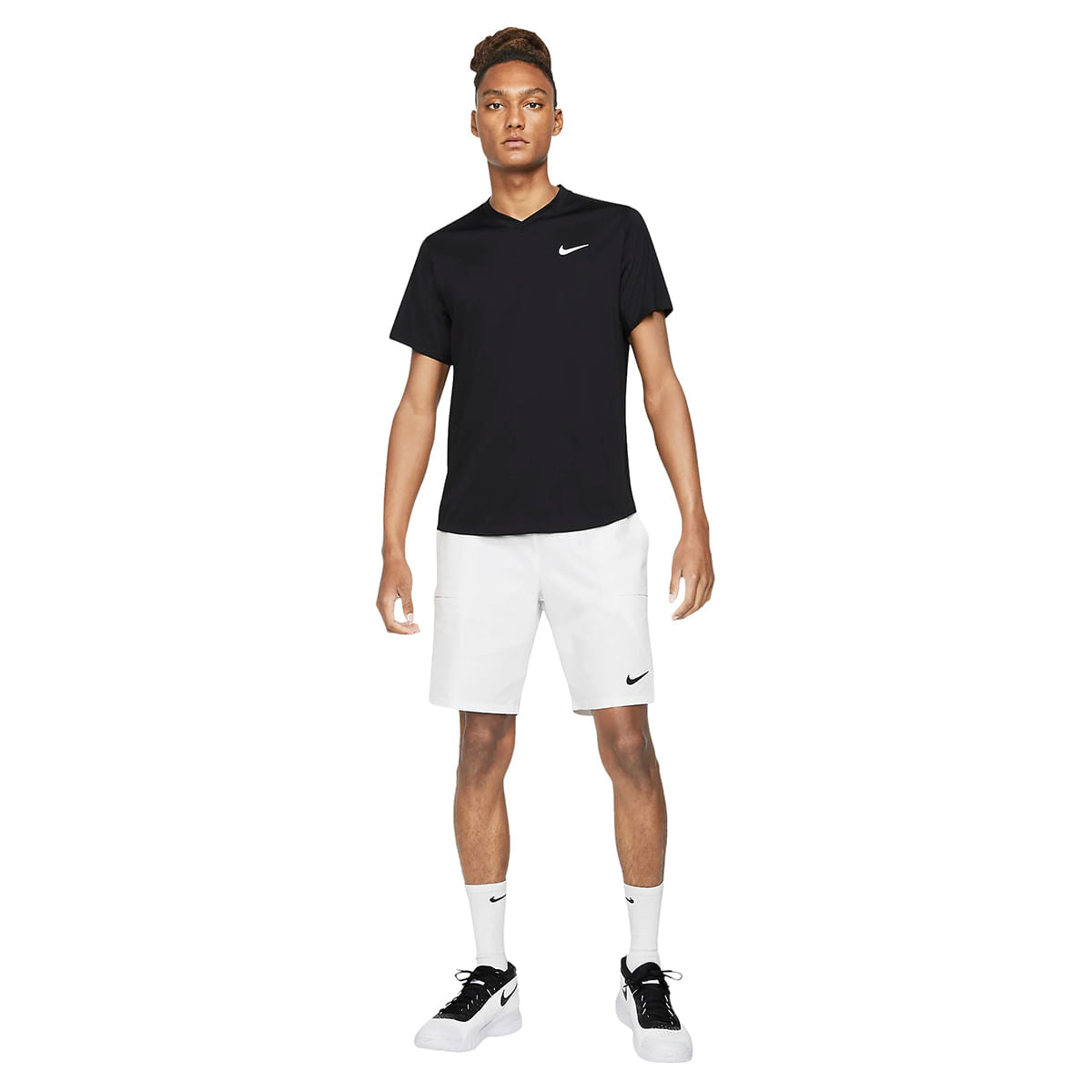 VICTORY VNECK | 010-BLACK