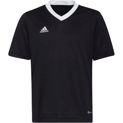 Adidas Kids entrada 22 Jersey Tops in Black Color