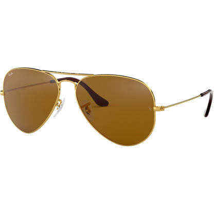 AVIATOR LRG LEGEND GOLD | BRWN PLRZD