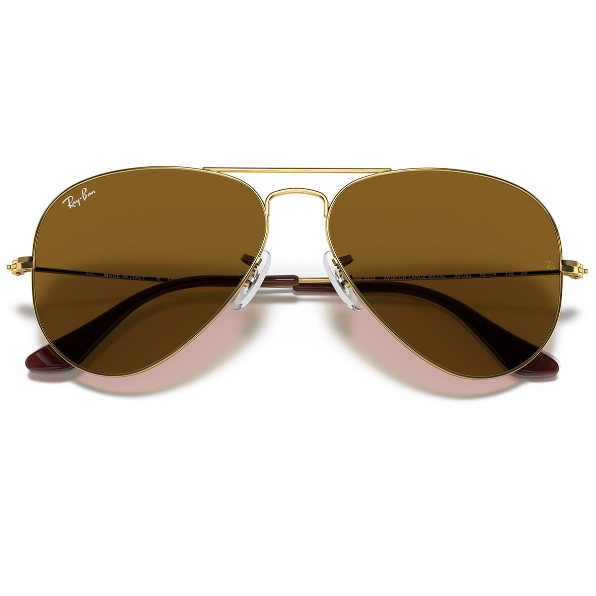 AVIATOR LRG LEGEND GOLD | BRWN PLRZD
