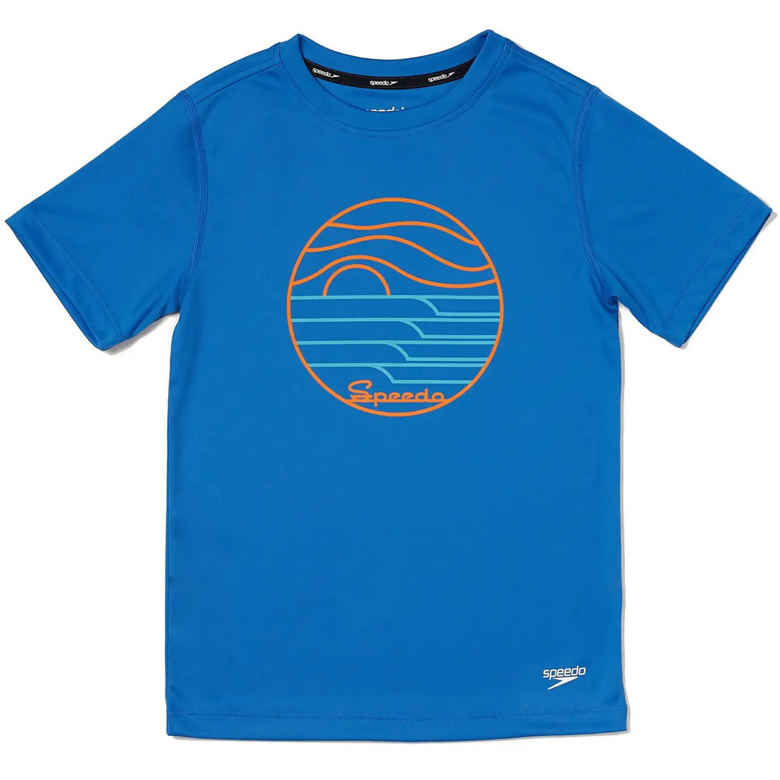 S/S GRAPHIC SWIM SHIRT | 400-BLUE