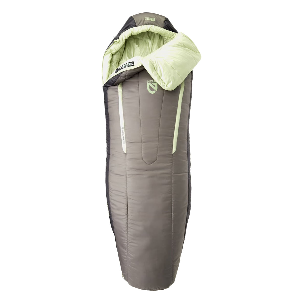 Nemo Womens Forte End Pr 35 Wms Reg Sleeping Bags in Grey Color