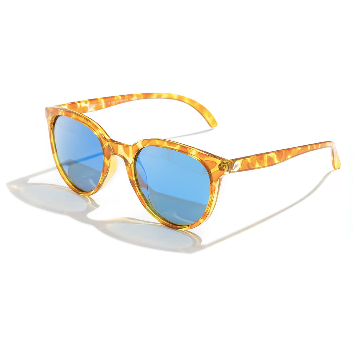 Sunski Sunglasses Womens Makani - Blonde Tortoise Accessories in Blue Color