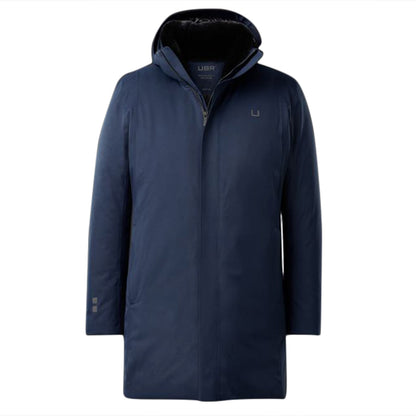Ubr Mens Redox Parka Midlayer in Blue Color
