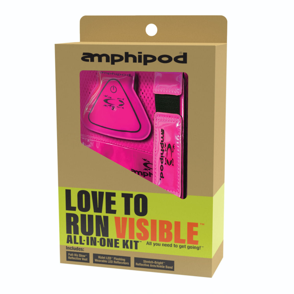 Amphipod Love To Run Visible Kit Running Accessories in Pink Color