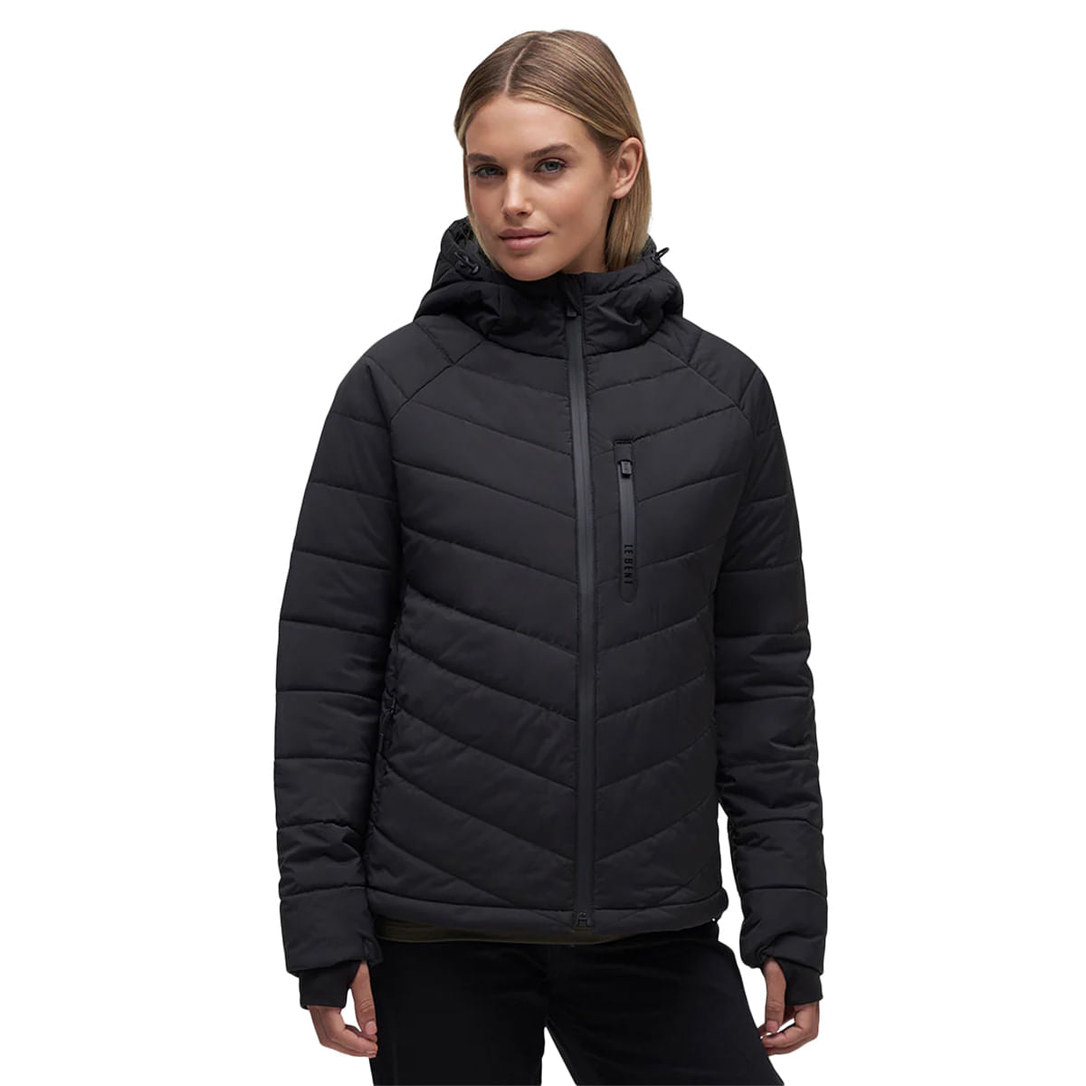 GENEPI HOODED JACKET | BLACK