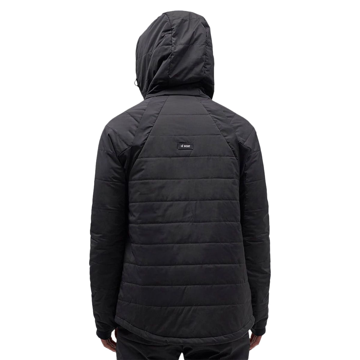Le Bent Mens Pramrou Insult Hooded Jackets in Black Color