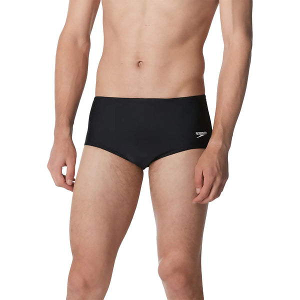 Speedo Mens Solid Dive Brief Swimsuits | BLACK – Paragon Sports