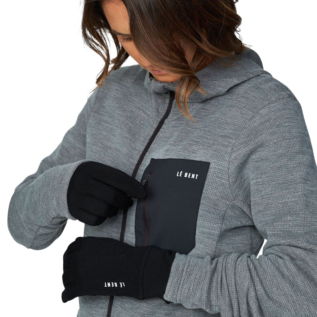 WAFFLE MIDWEIGHT LINERS | BLACK