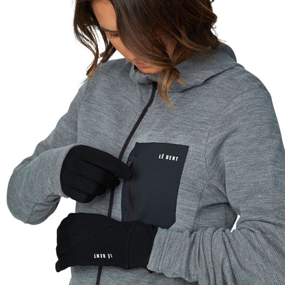 WAFFLE MIDWEIGHT LINERS | BLACK