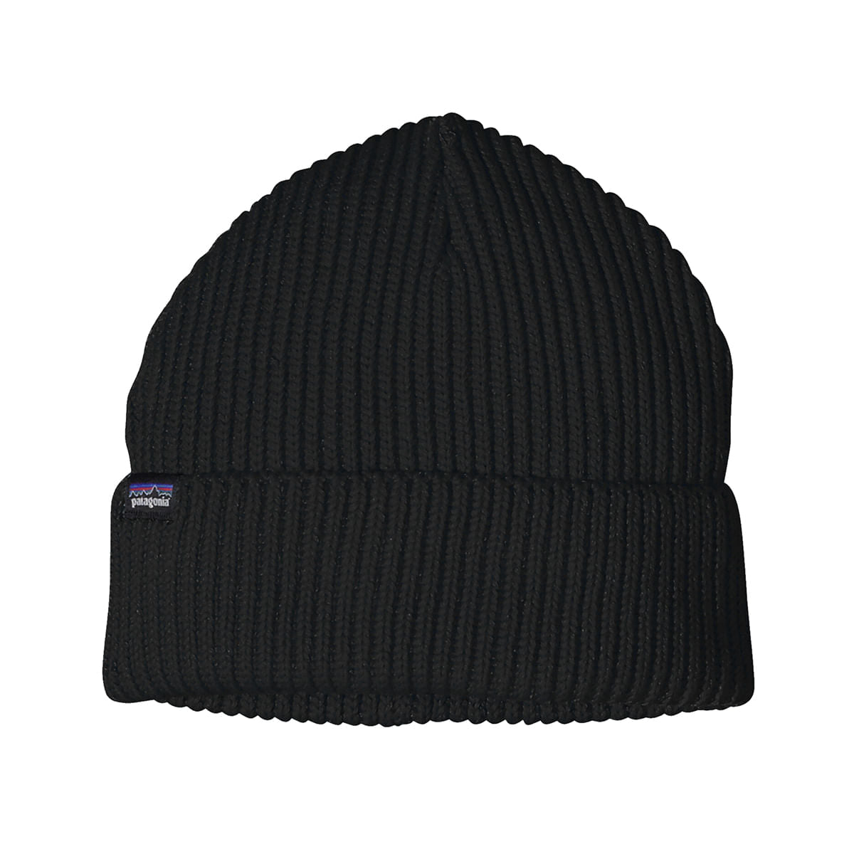 FISHERMANS ROLLED BEANIE | BLK-BLACK