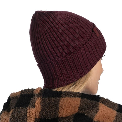 NORVAL MERINO WOOL HAT | 632-MAROON