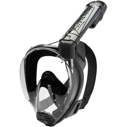 Cressi Unisex Baron Cntr M/L Mask Snrkl Scuba Equipment in Black Color