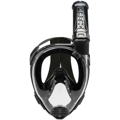 Cressi Unisex Baron Cntr M/L Mask Snrkl Scuba Equipment in Black Color