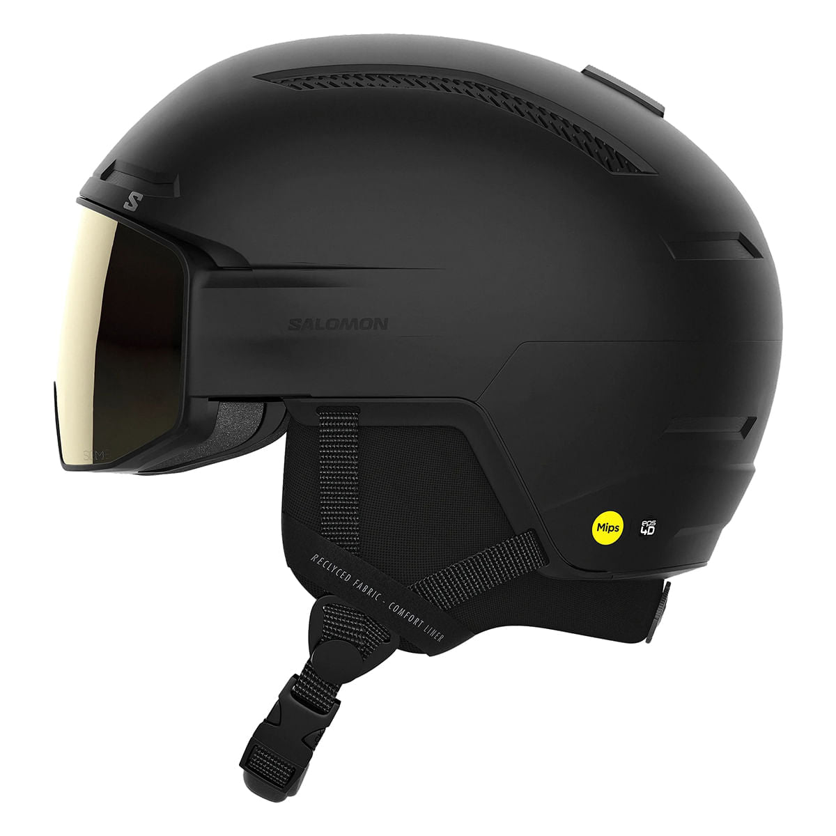 Salomon Unisex Driver Pro Sigma Mips Skiing & Snowboarding Helmets in Black Color