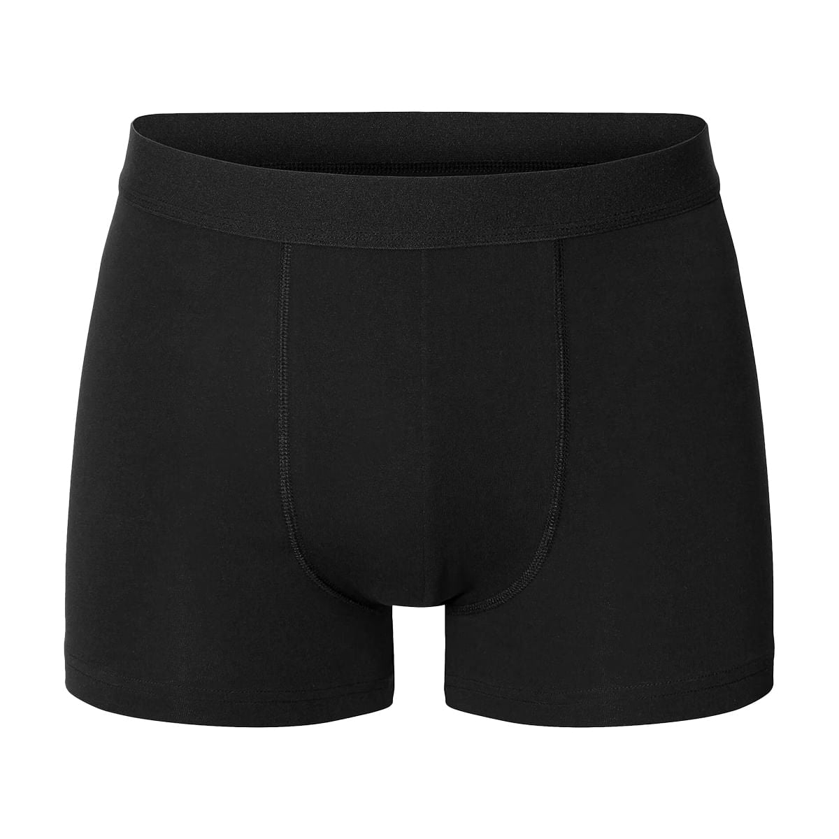 Bread & Boxers Mens 3Pk Boxer Brief Underwear in Black Color