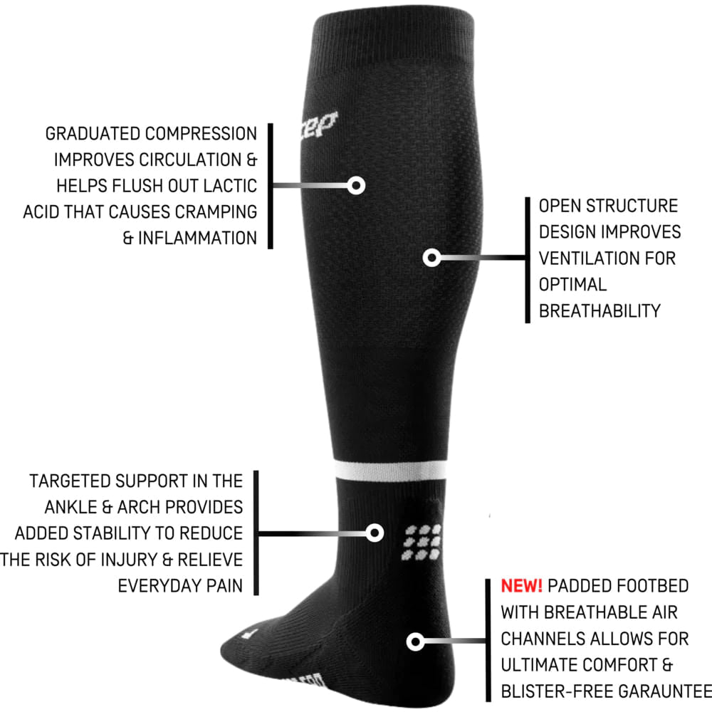 Cep Womens 4.0 Comp.Run Socks in Black Color