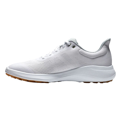 Footjoy Mens Flex Golf Cleats in White Color