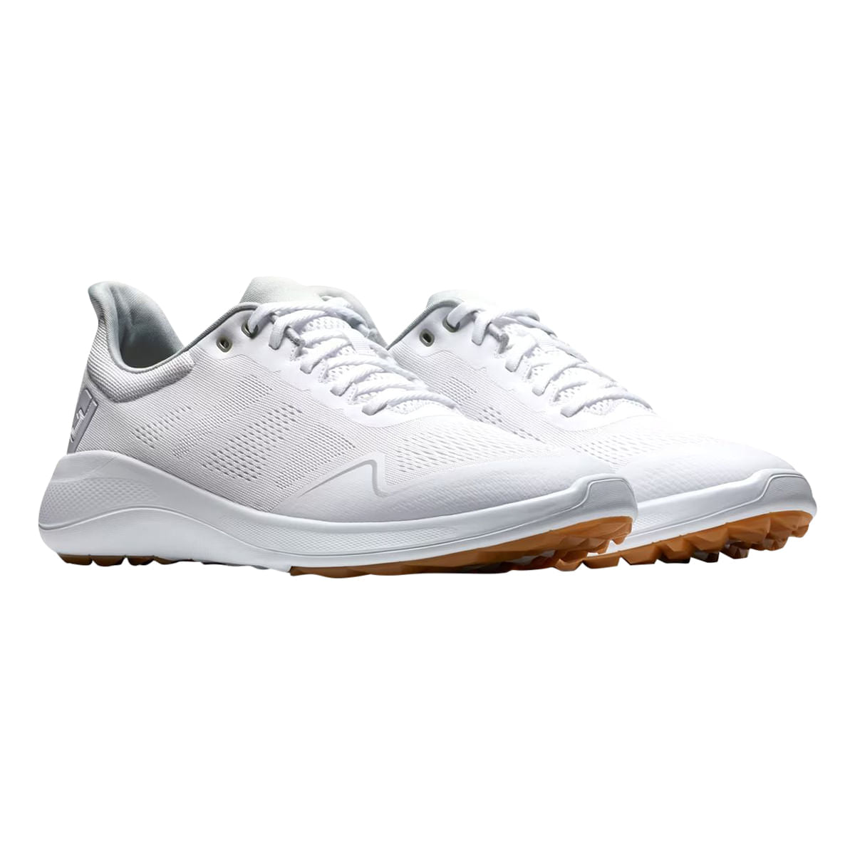 Footjoy Mens Flex Golf Cleats in White Color