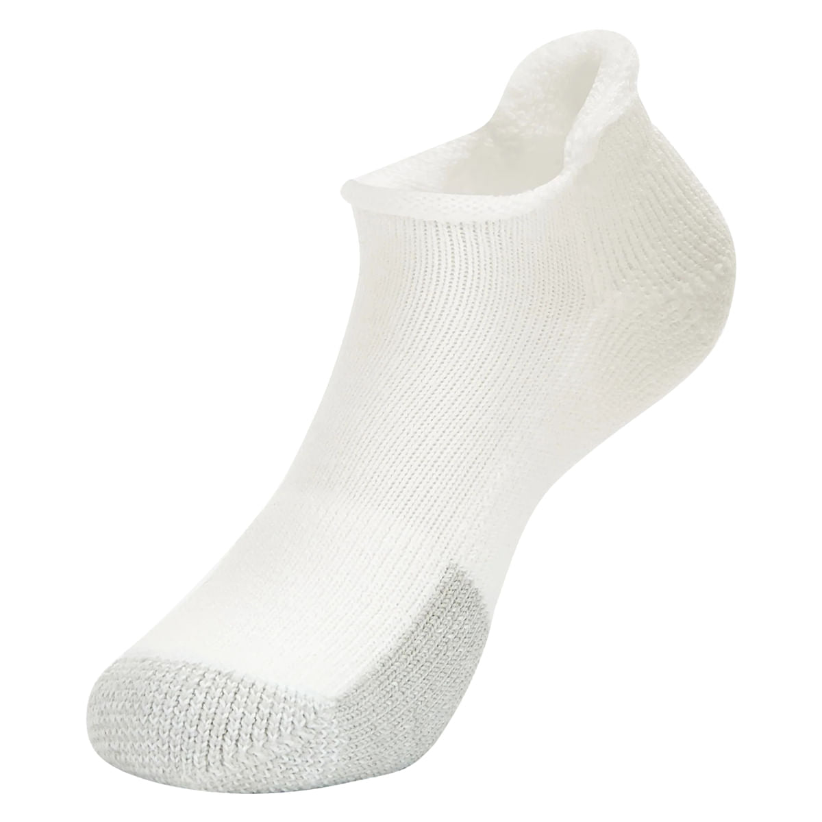 Thorlos Unisex Tennis Cushion Rolltop Socks in White Color
