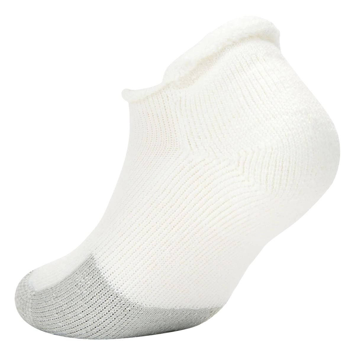 Thorlos Unisex Tennis Cushion Rolltop Socks in White Color