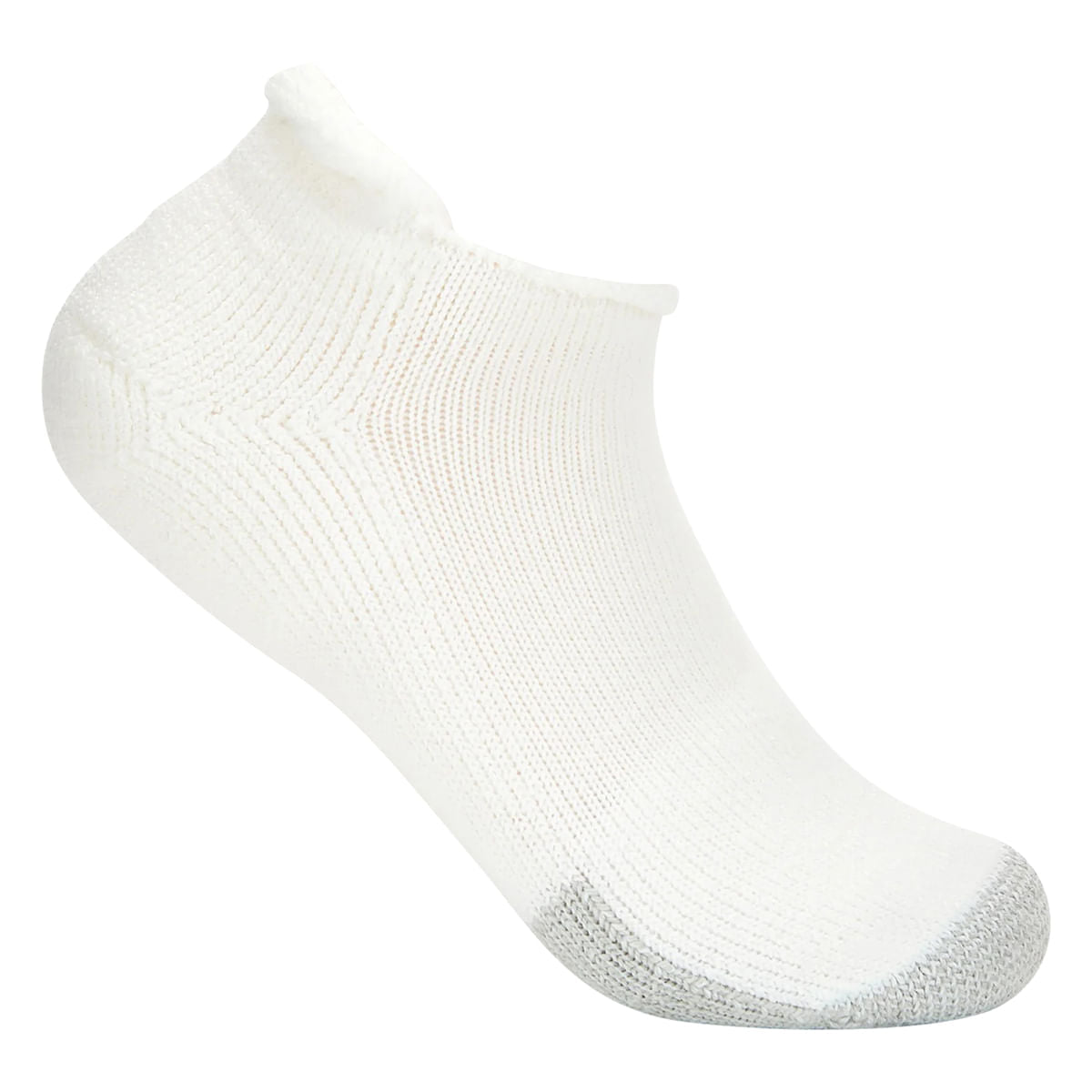 Thorlos Unisex Tennis Cushion Rolltop Socks in White Color